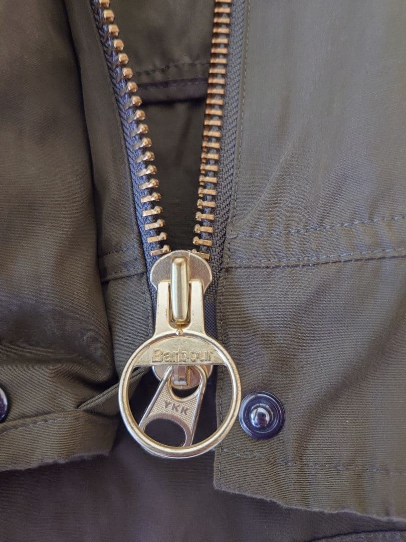 Barbour バブアー コート ショート ミリタリー レディース カーキM美品