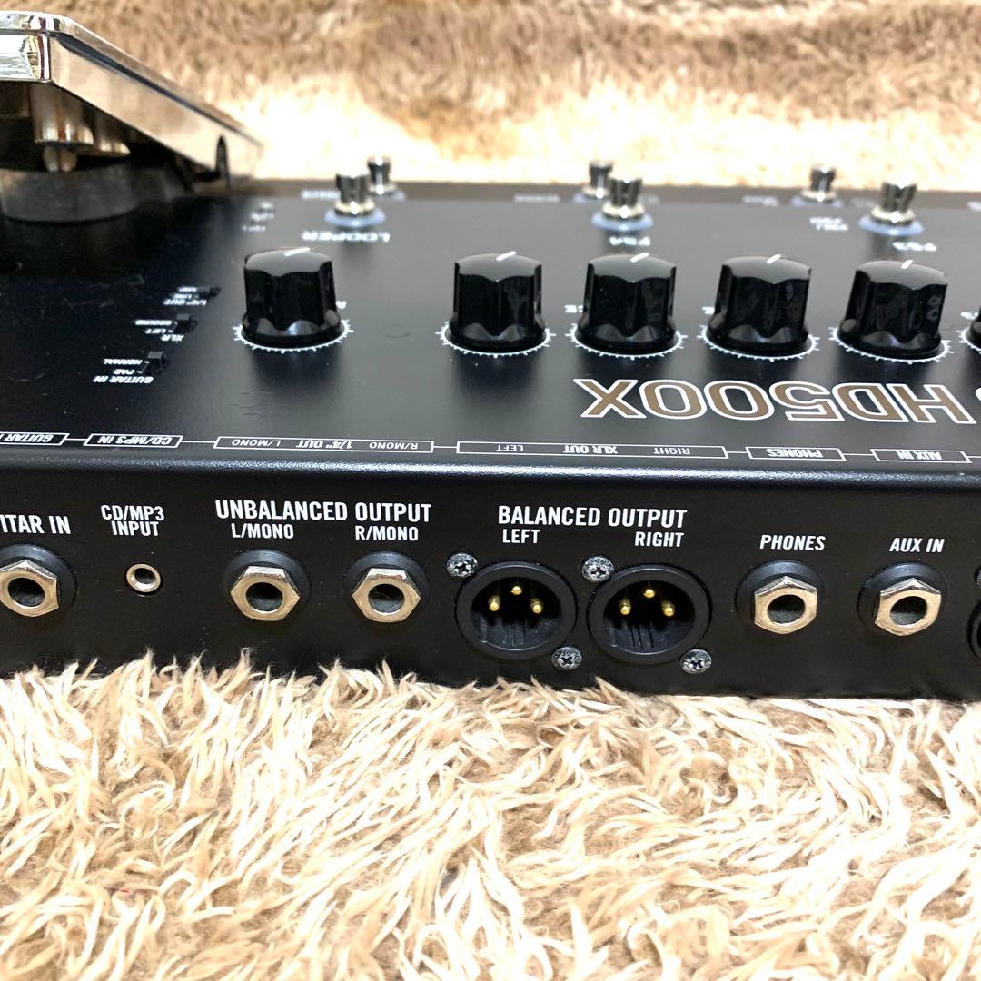 【美品】LINE6 POD HD500X①動作確認済 社外適合ACアダプター付属