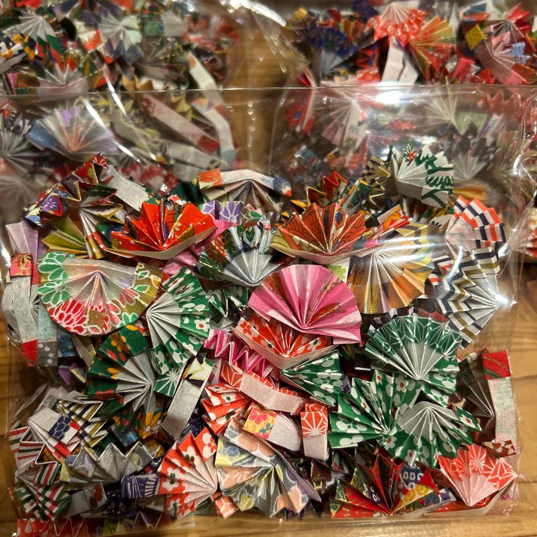 【マロン】4月分　和柄和紙の扇子　1000個