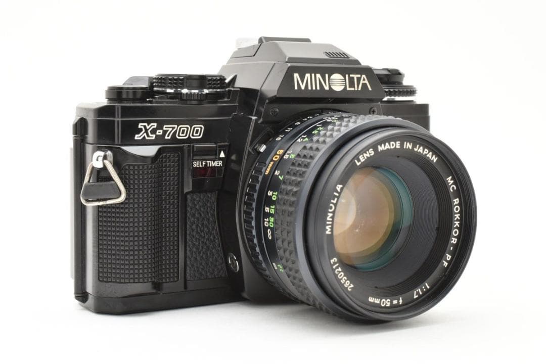 フィルムカメラ MINOLTA NEW X-700 + ROKKOR-PF 50mm F1.7