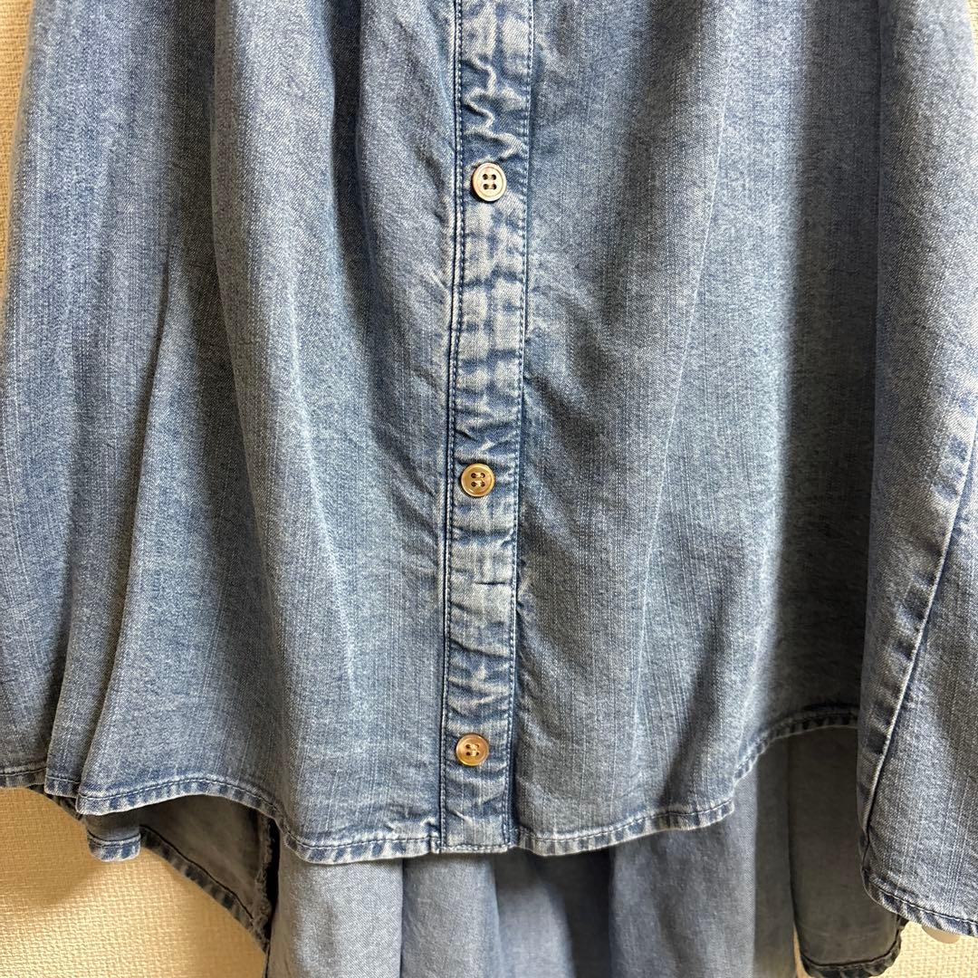 ま*り様 新品タグ付 2025新作 シニカル テンセル デニム トップス キャミ