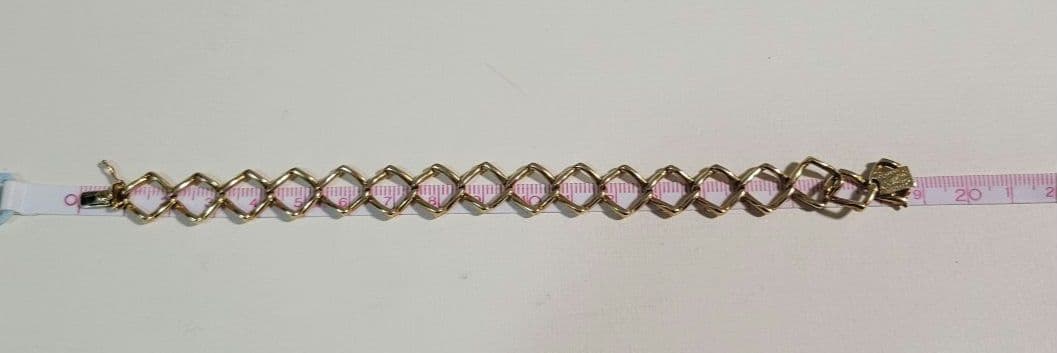 TIFFANY　ゴールド　リンク　チェーン　ブレスレット　K18　K14 金