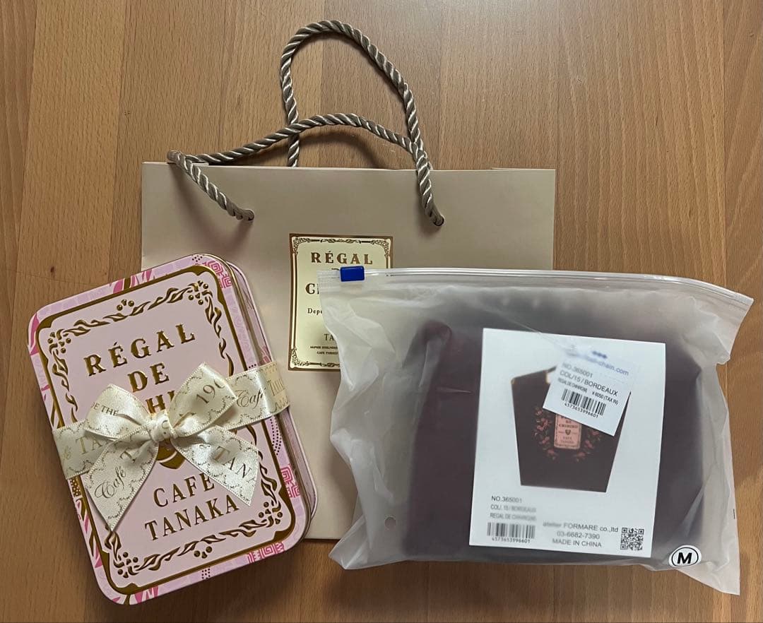 【最終値下げ】カフェタナカ　阪急限定　ボールアンドチェーン　クッキー缶セット