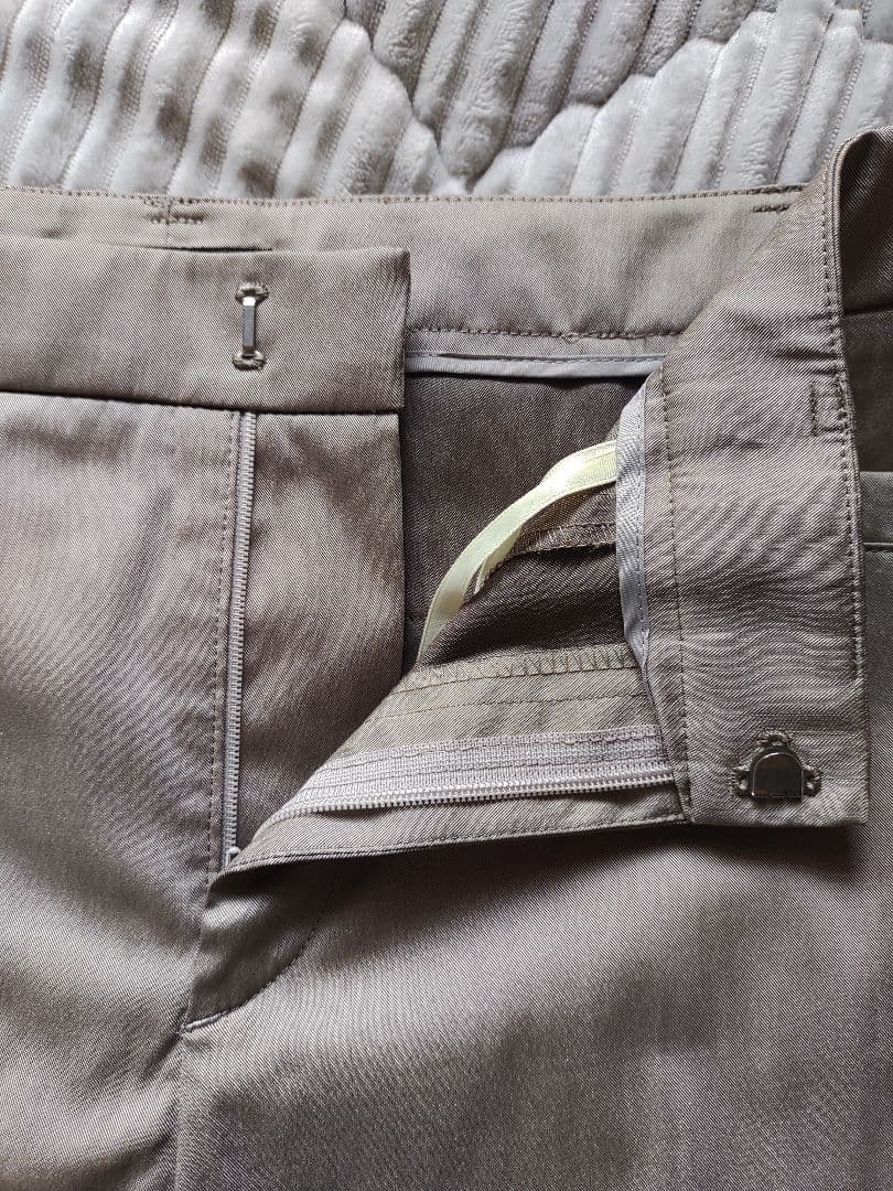 23区　大きいサイズ　ストレッチパンツスーツ　セットアップ　ライトブラウン系