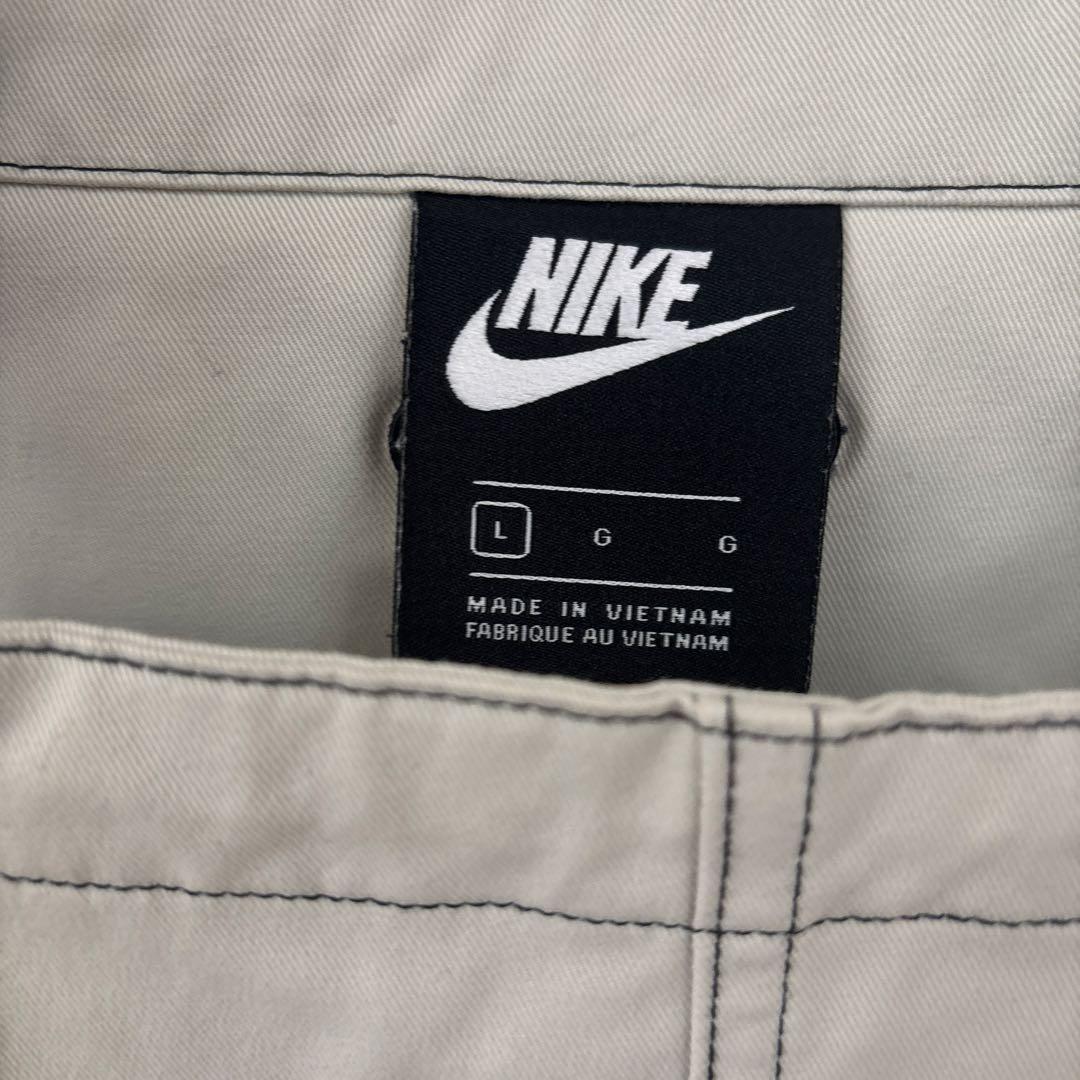 Nike オーバーオール Lサイズ ホワイト　美品