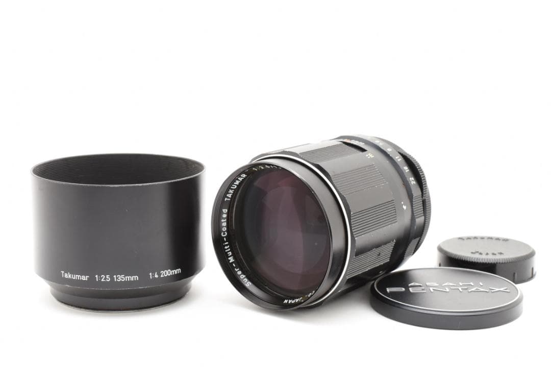 SMC Takumar 135mm F2.5 純正フード付 C031