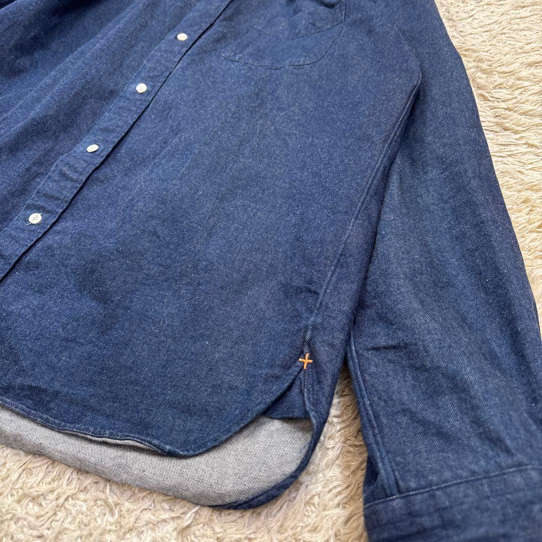 ビームスプラス ボタンダウン　デニムシャツ XL