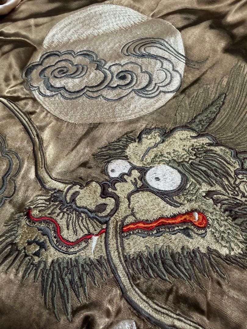 Back Street ２面用 龍 日本限定 スカジャン vintage 珍