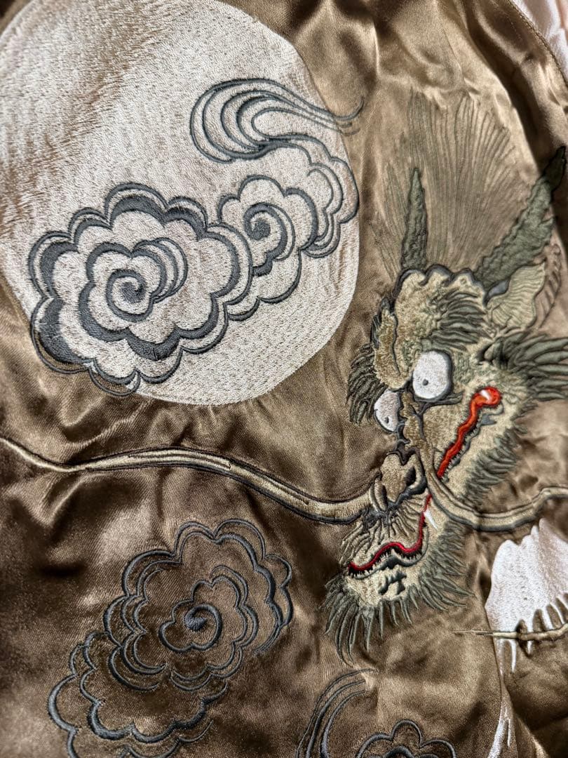 Back Street ２面用 龍 日本限定 スカジャン vintage 珍