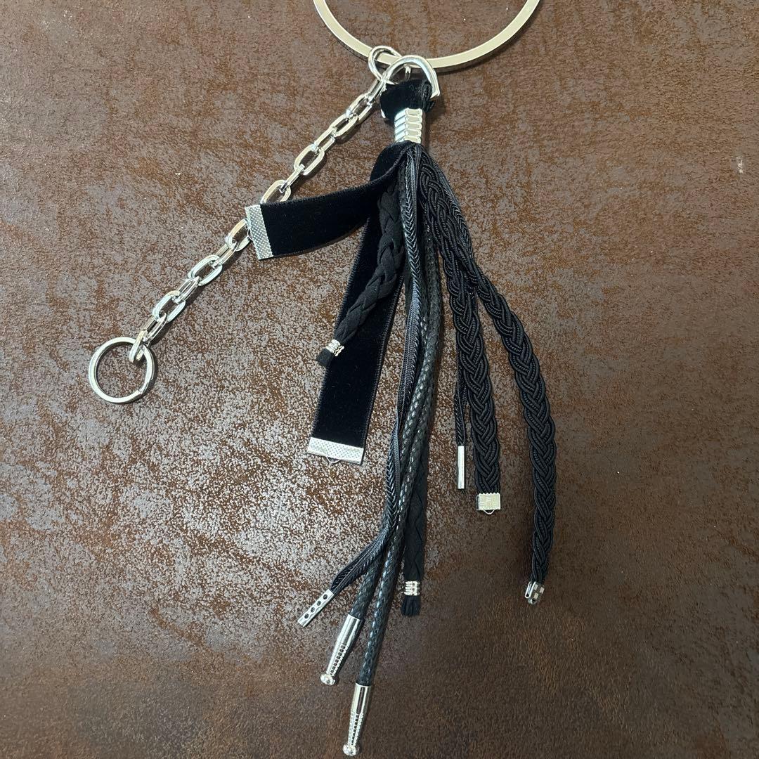 elephant TRIBAL fabrics キーチェーン エレファブ 黒