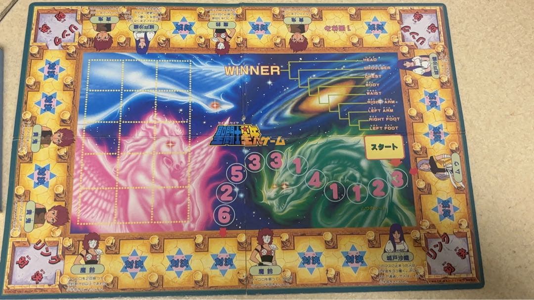 聖闘士星矢ゲーム　ボードゲーム　パーティジョイ68　バンダイ