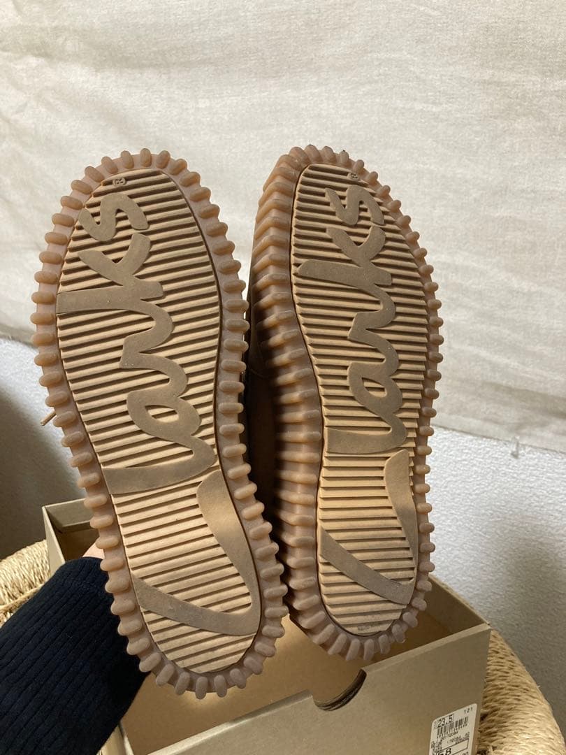 Clarks TorhillBee 厚底　モカシン　ベージュ