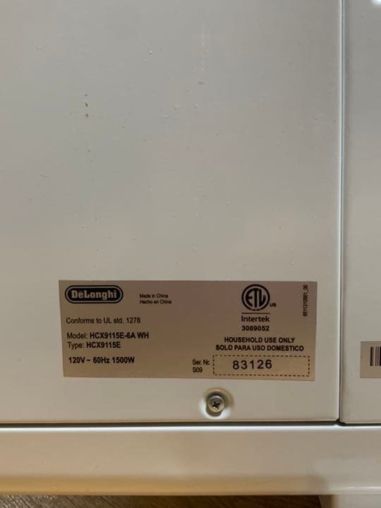 Delonghi 電気ヒーター