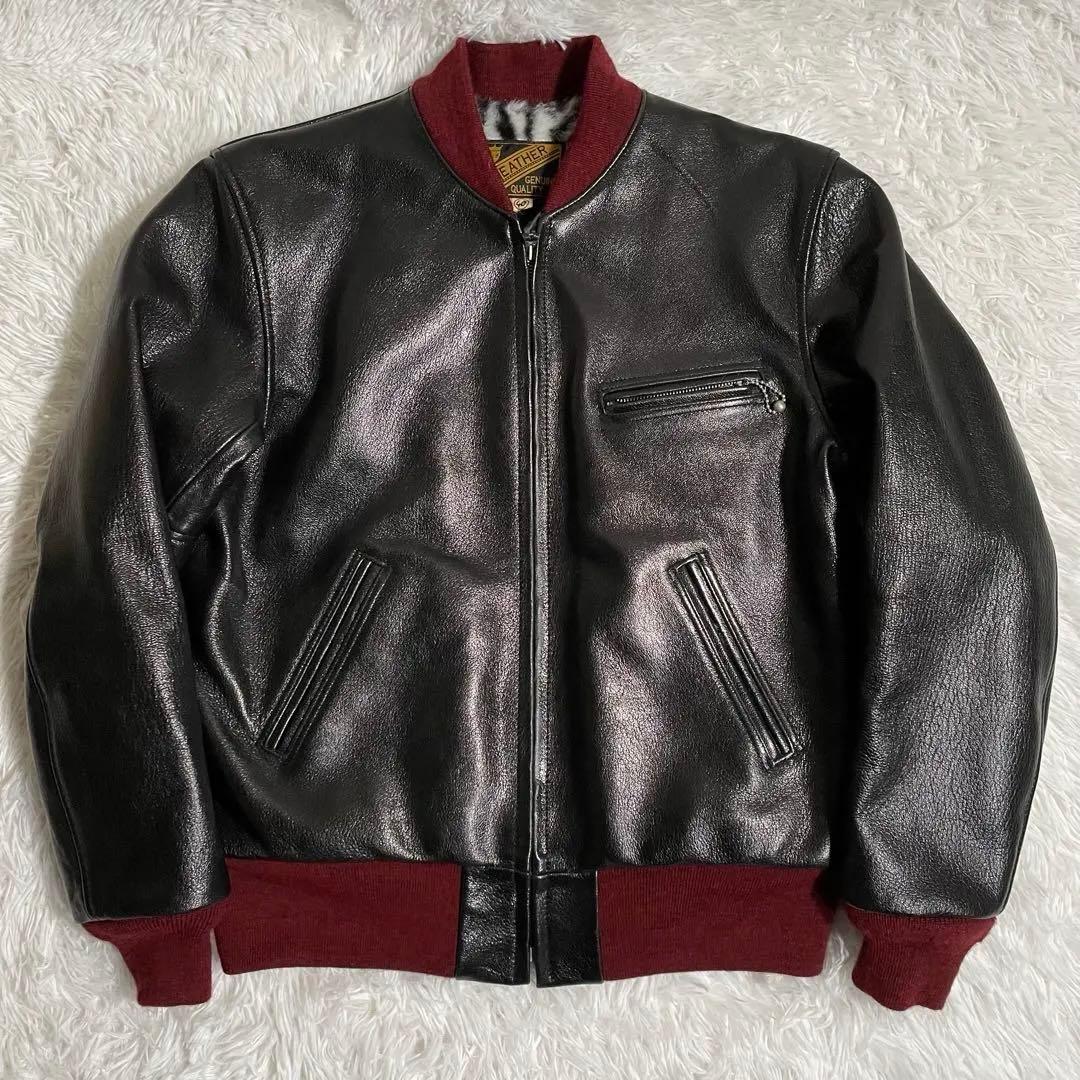 ワイツーレザー レザージャケット ゴートレザー ゼブラ柄 HB-01