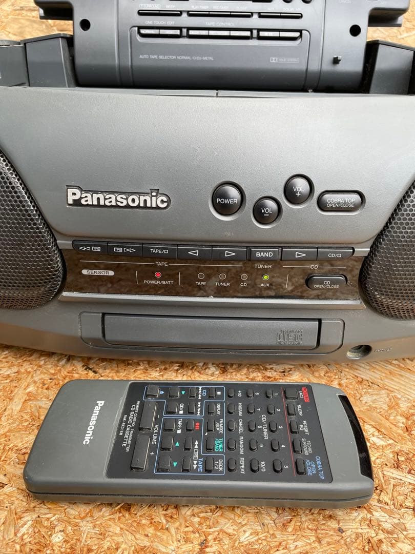 【動作OK.一部難あり】Panasonic RX-DT707 バブルラジカセ