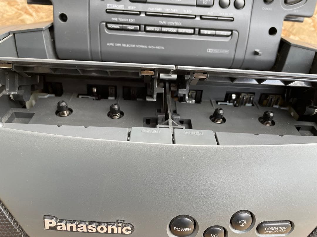 【動作OK.一部難あり】Panasonic RX-DT707 バブルラジカセ