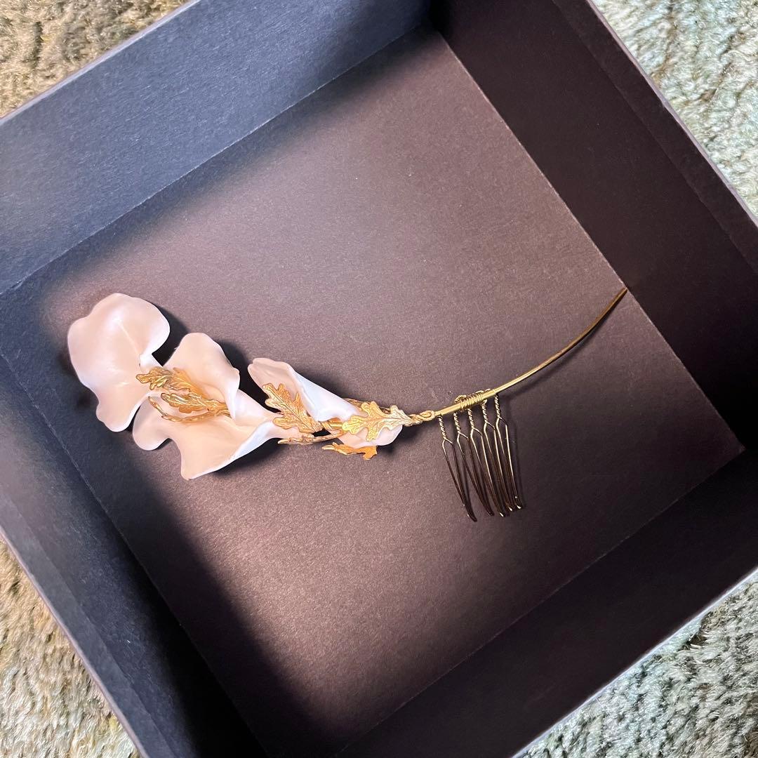 flua 2way flower haired ブライダルアクセサリー