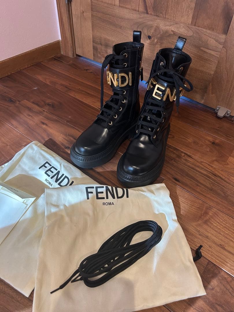 seikaFENDIミリタリーブーツ36