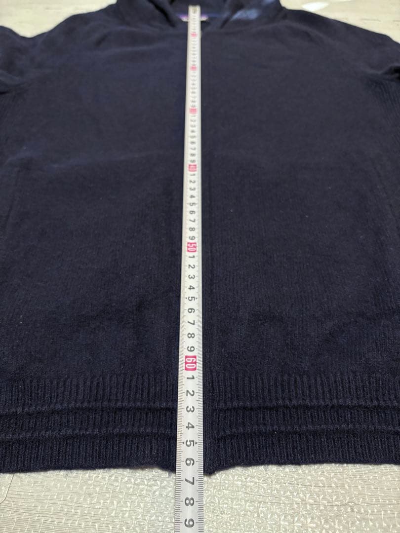 【Patagonia】カシミアフーディ✳︎ジップアップパーカー✳︎メンズS✳︎ネイビー