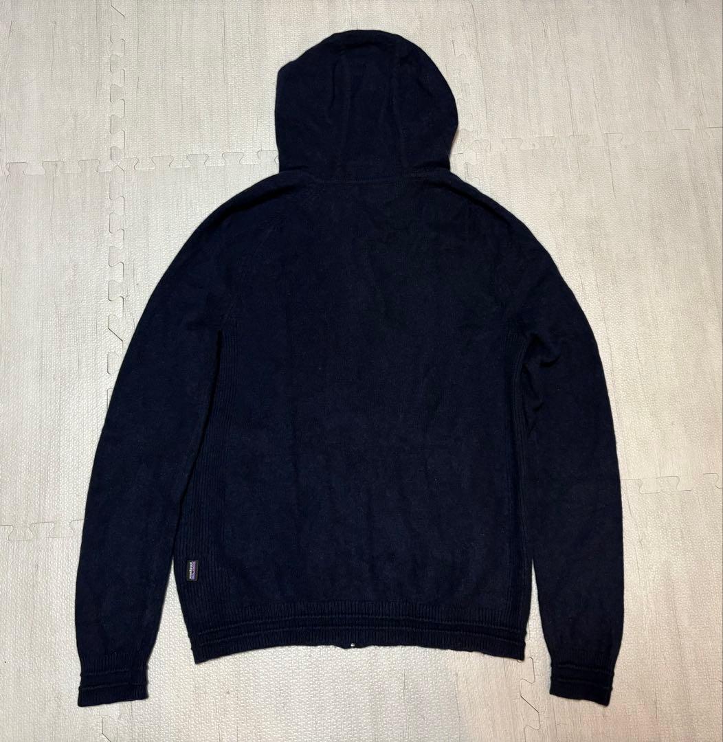 【Patagonia】カシミアフーディ✳︎ジップアップパーカー✳︎メンズS✳︎ネイビー