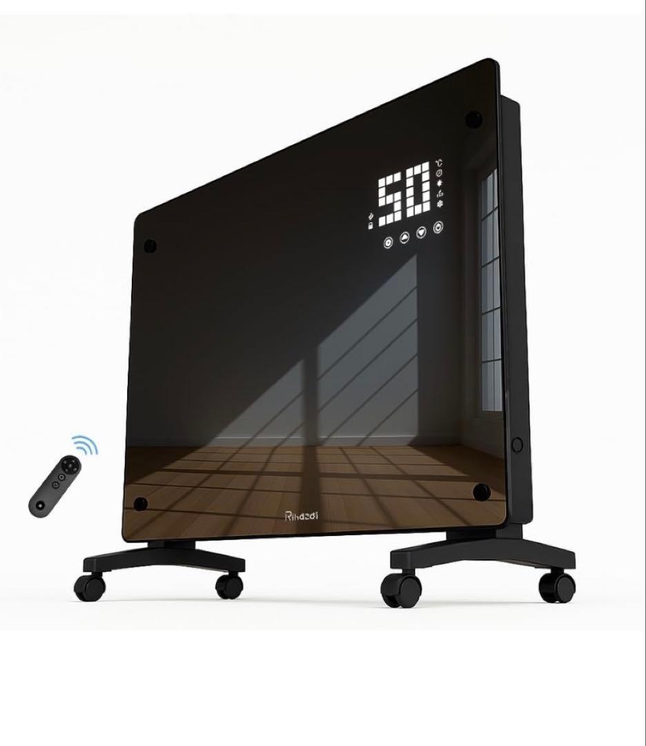 オイルレスヒーター コンベクターヒーター 対流式 タイマー機能 タッチ操作