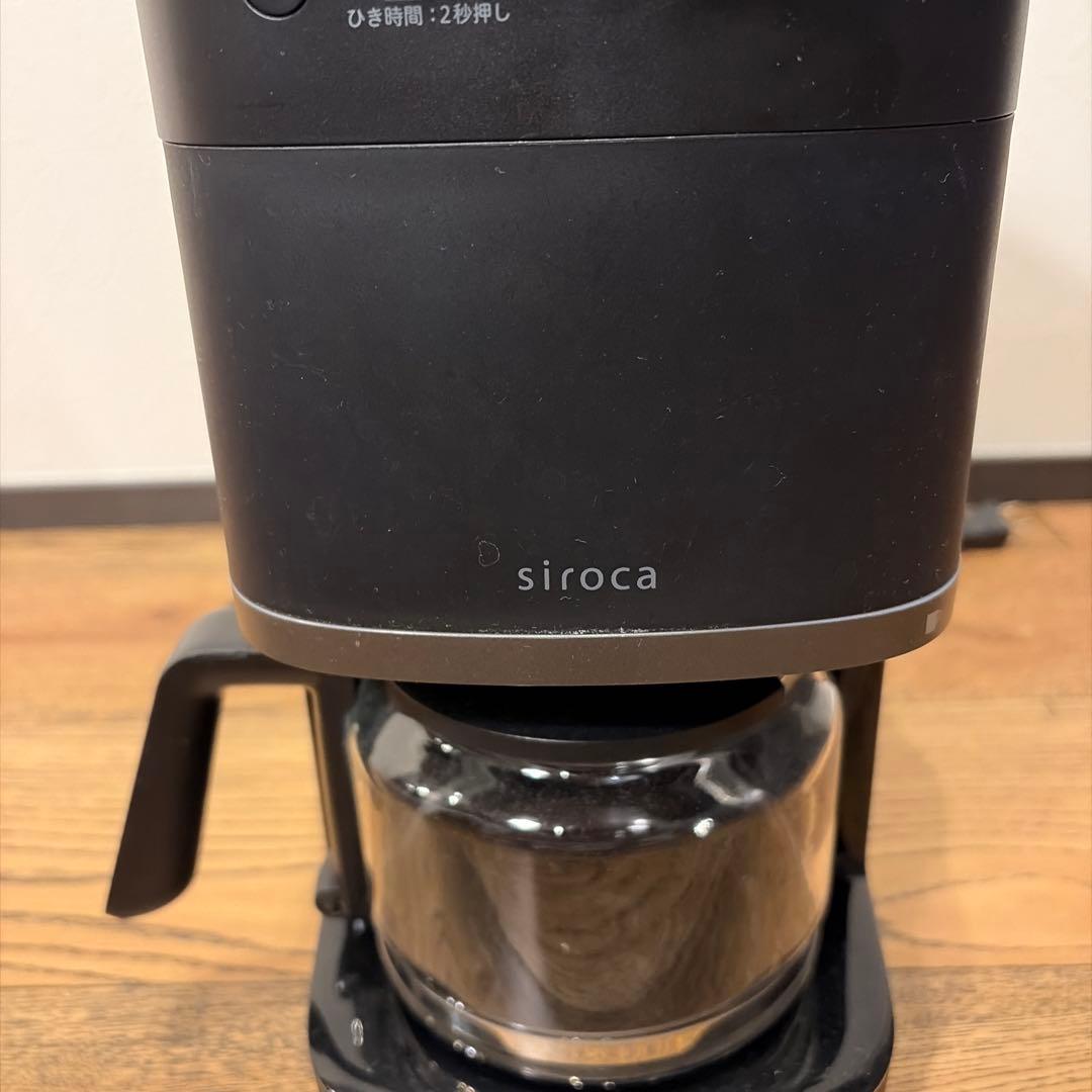 siroca コーヒーメーカー ブラック　2024年製