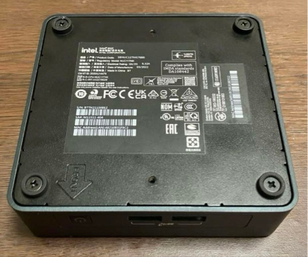 （本日限り）Intel NUC11 i7 メモリ64GB SSD500GB