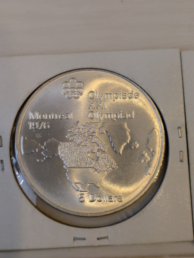 希少 1973年カナダ モントリオールオリンピックSV925製 銀貨 2枚セット