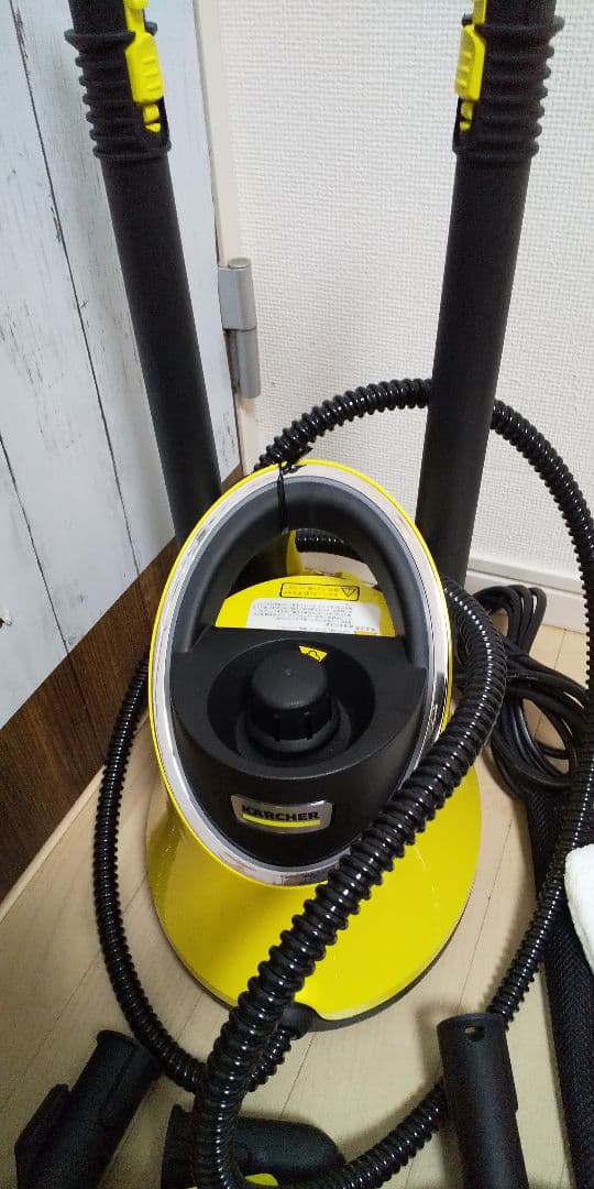 欠品無しなのでオススメ、カバーブラシ関係全て新品、ケルヒャースチームクリーナー