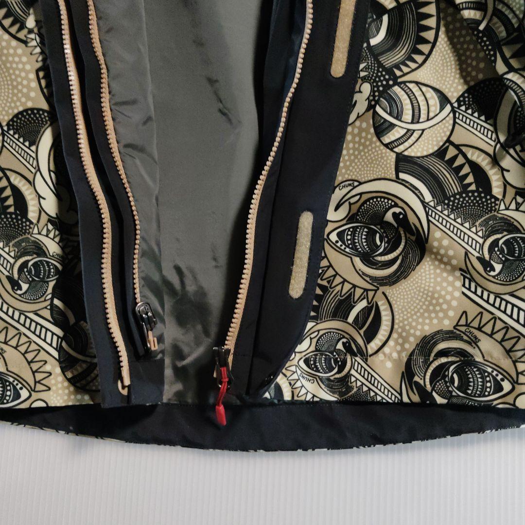 CHUMS アートプリント ゴアテックス マウンテンパーカー