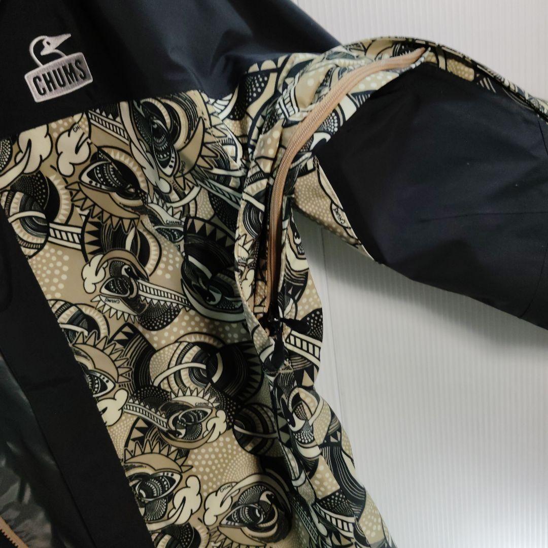 CHUMS アートプリント ゴアテックス マウンテンパーカー