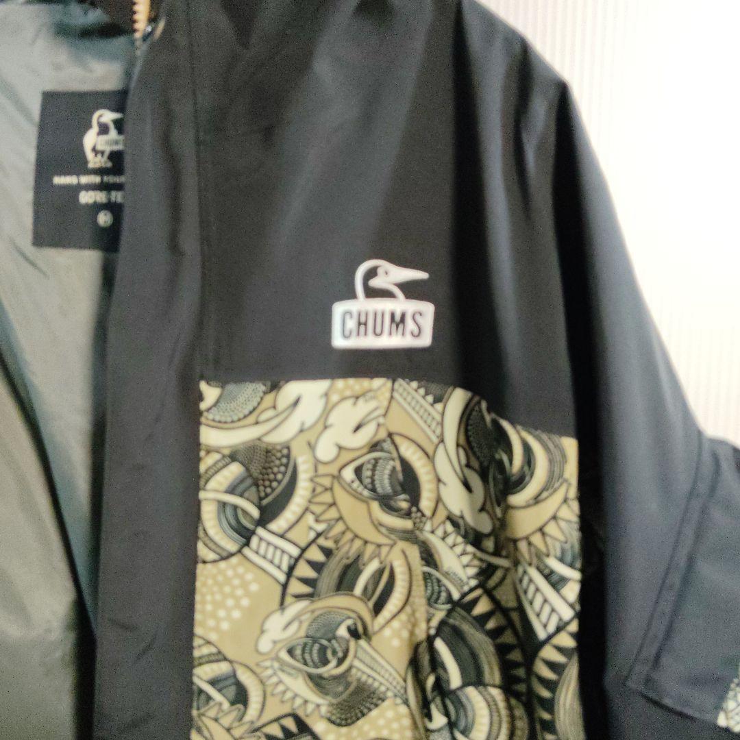 CHUMS アートプリント ゴアテックス マウンテンパーカー