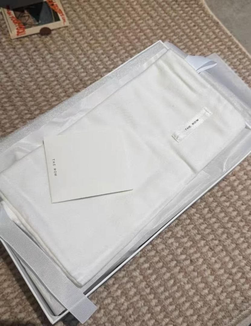 the row 黒 レザー ローファー スリッポン38