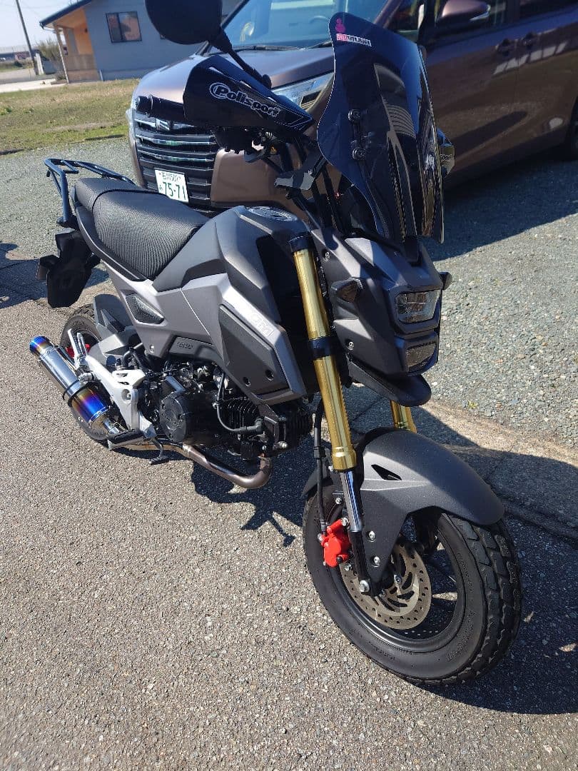 グロムJC75/61後期　丸直フラットシート