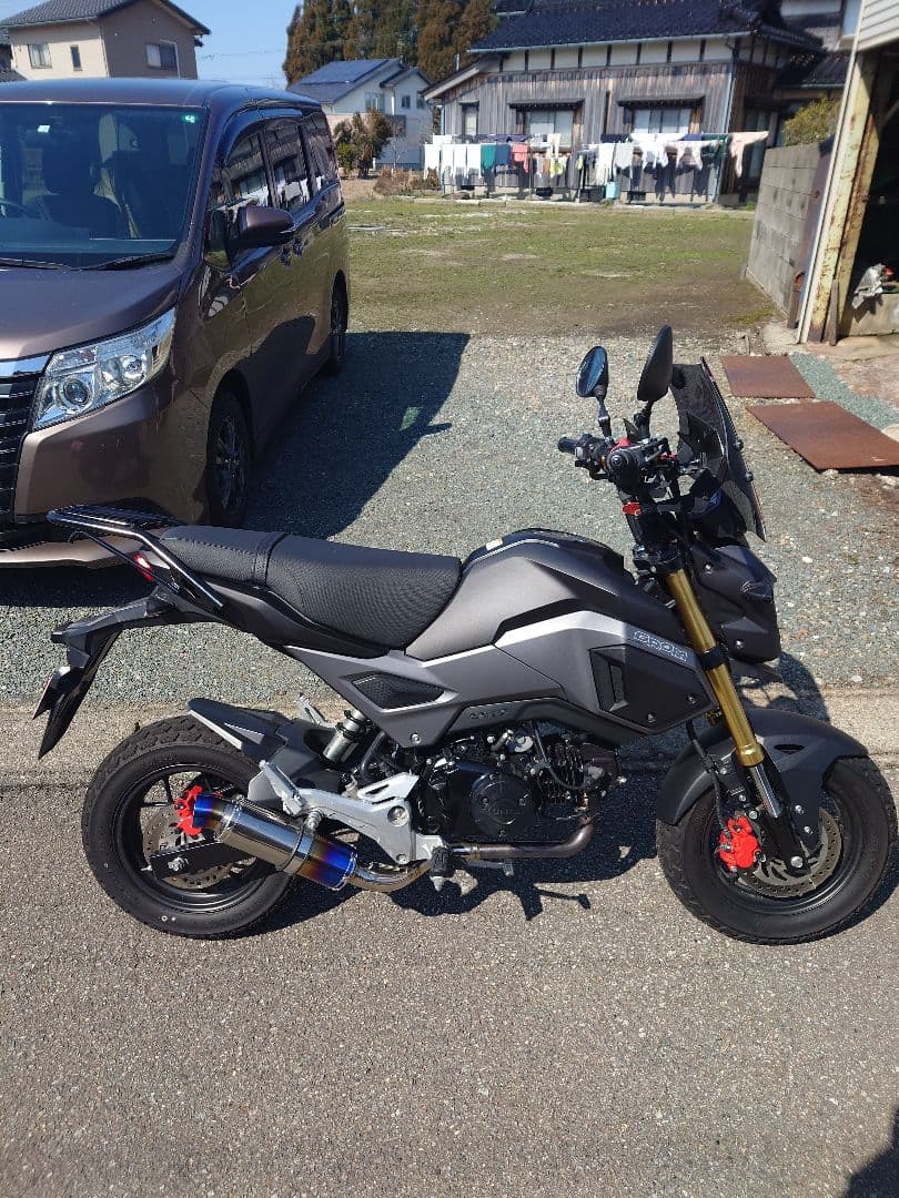 グロムJC75/61後期　丸直フラットシート