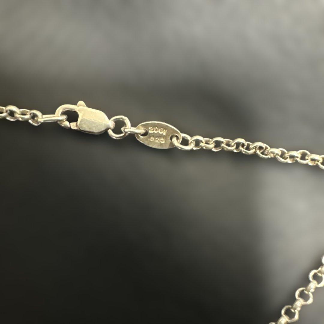 クロムハーツ ベビーファット パヴェダイヤ　20インチロールチェーン①