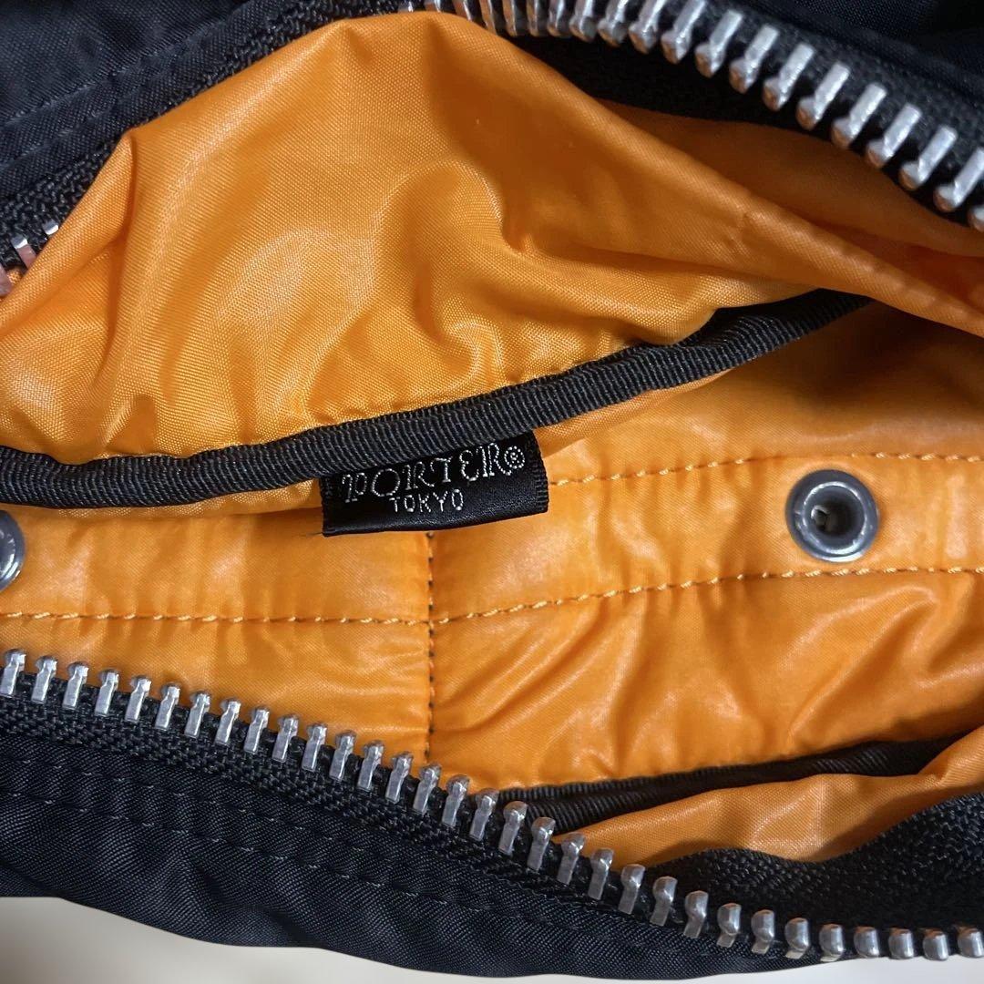 【美品】PORTER ポーター　タンカー　ボディバッグ ウエストポーチ　ブラック