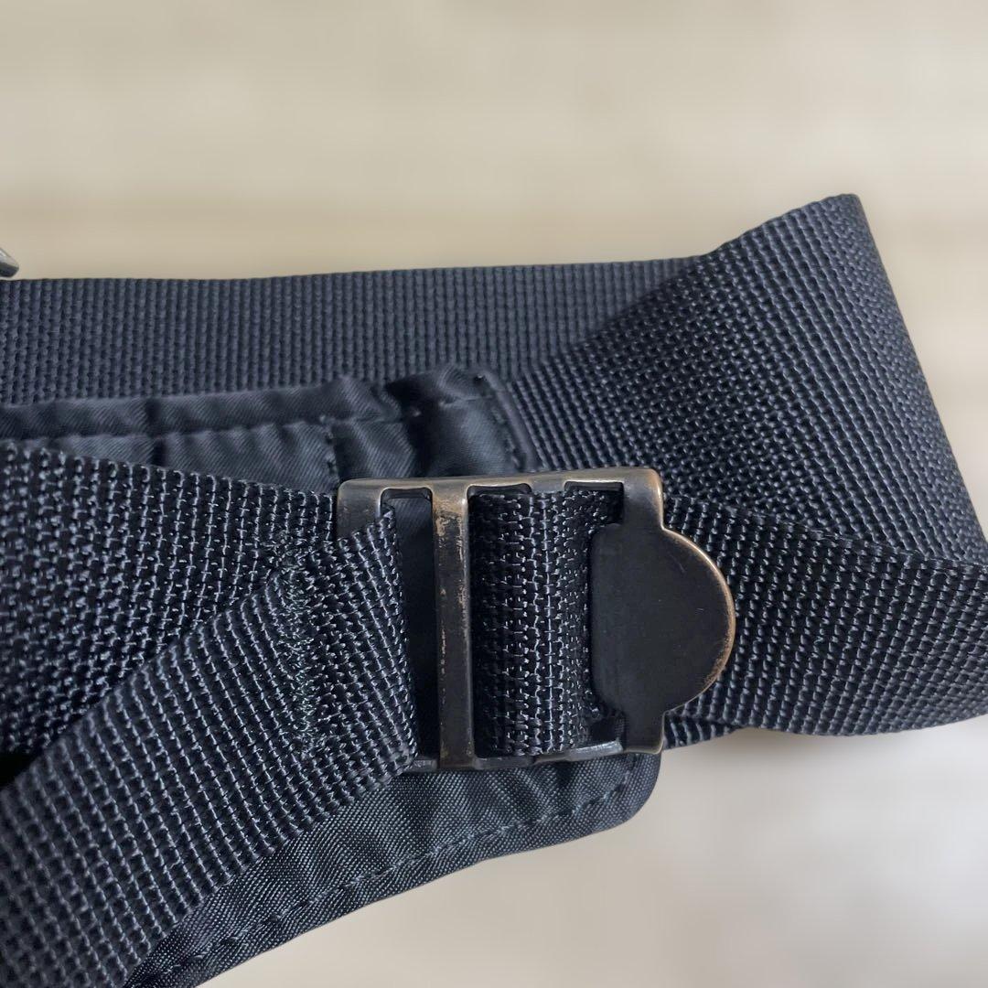 【美品】PORTER ポーター　タンカー　ボディバッグ ウエストポーチ　ブラック