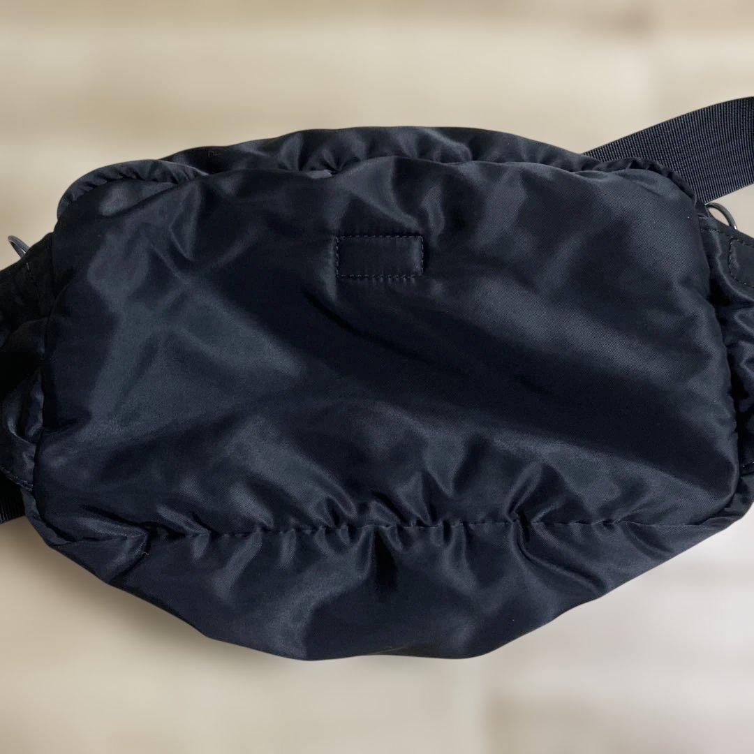 【美品】PORTER ポーター　タンカー　ボディバッグ ウエストポーチ　ブラック