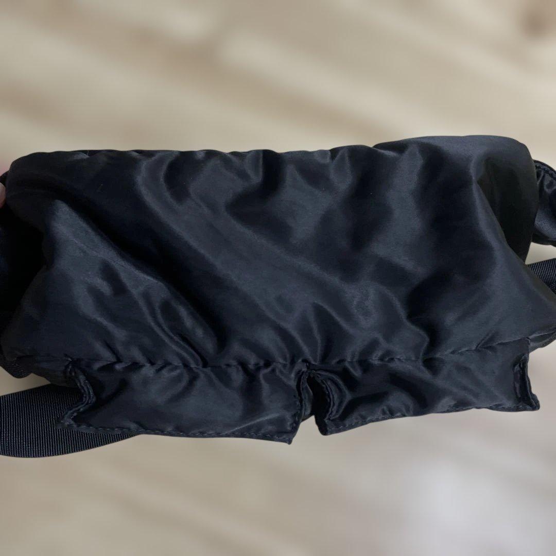 【美品】PORTER ポーター　タンカー　ボディバッグ ウエストポーチ　ブラック