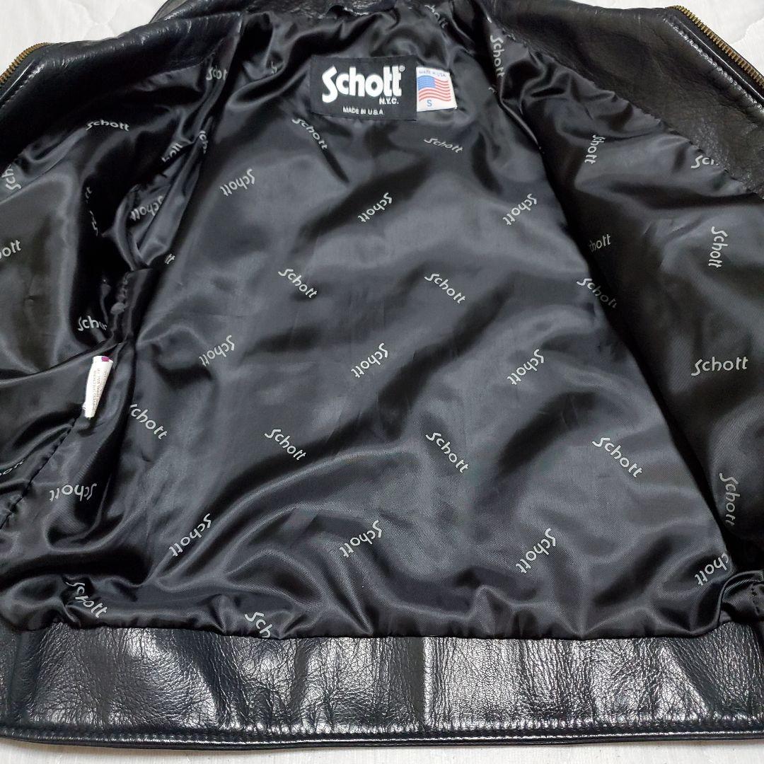 【最終超特価】希少ヴィンテージ usa製 Schott レザージャケット S