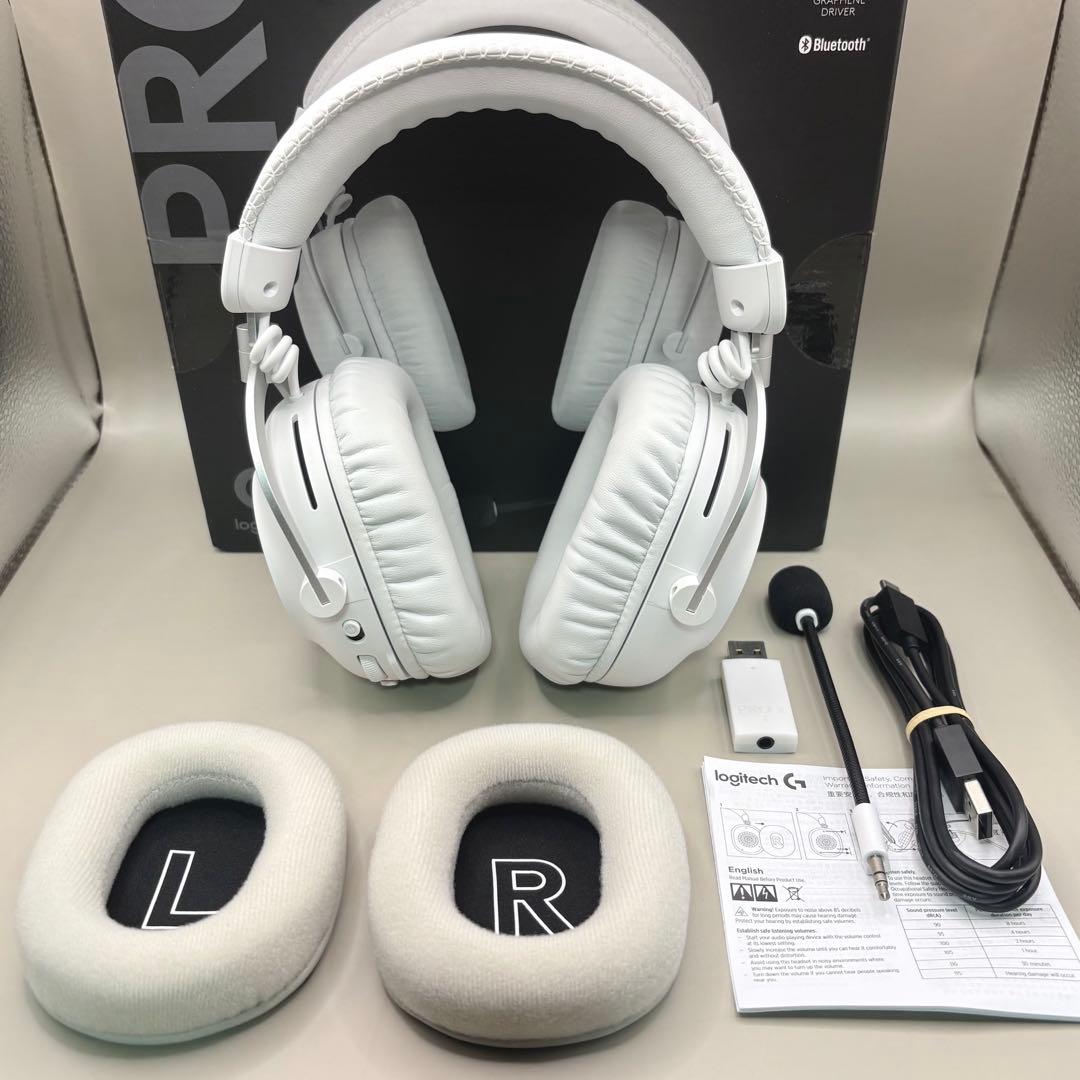 Logicool pro x 2 lightspeed ヘッドセット ホワイト