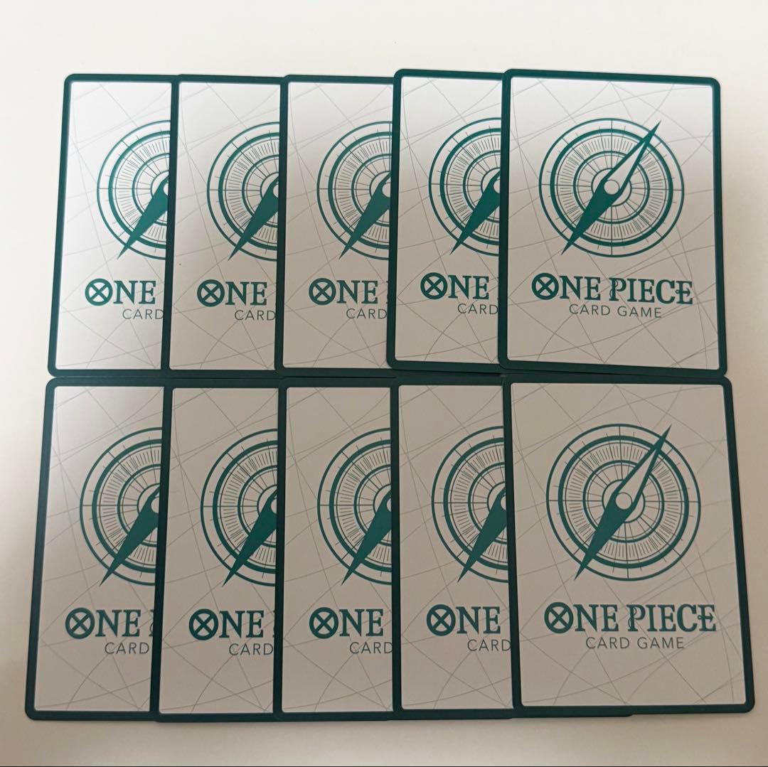 ミホーク　ワンピースカード　蒼海の七傑 　金ドン 10枚セット