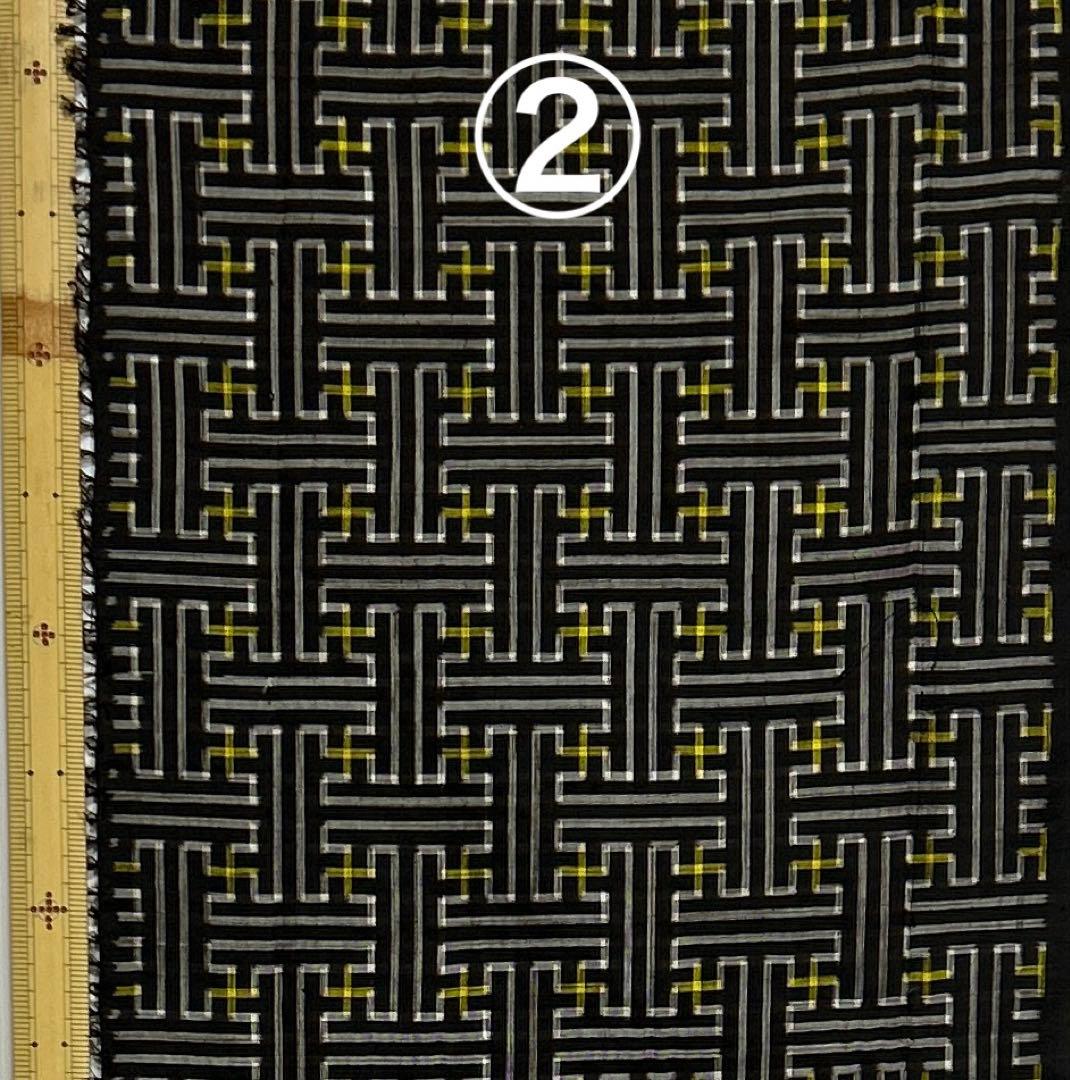 ３７３　古布　大島紬　秋名バラ＆龍郷　豪華版　❤️３６㎝巾Ｘ１m６柄６mを