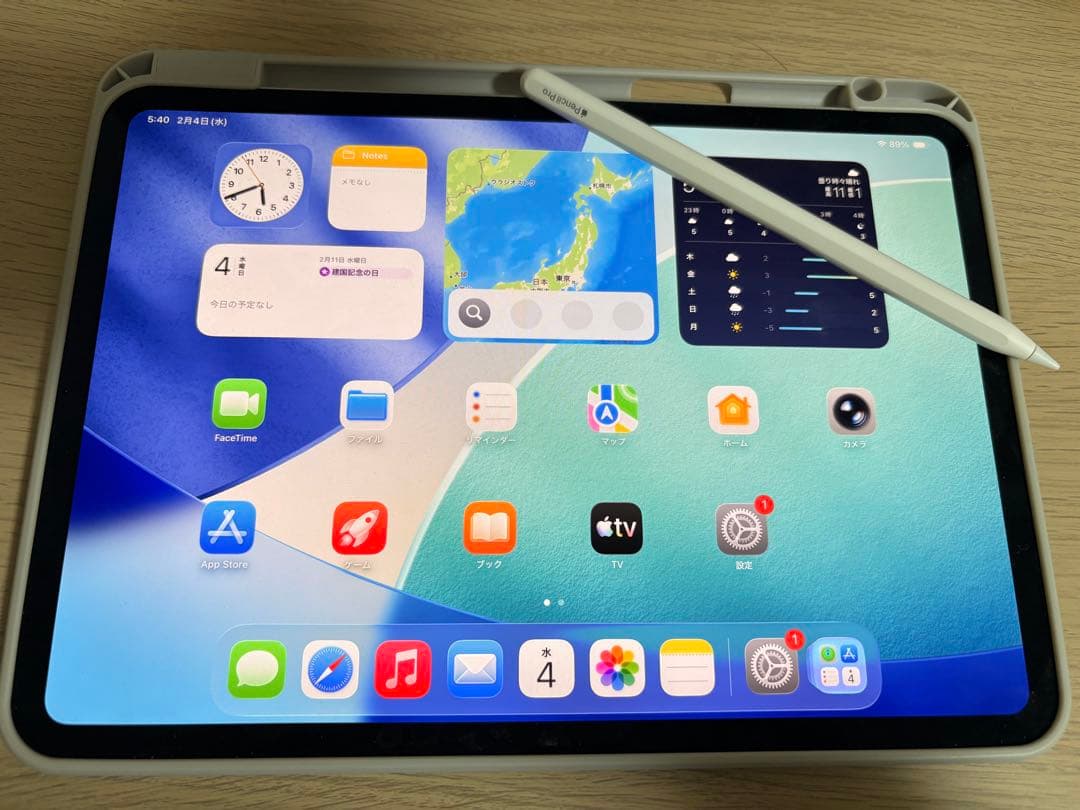 iPad Pro M4 11インチ 256GB+ApplePencilPro美品