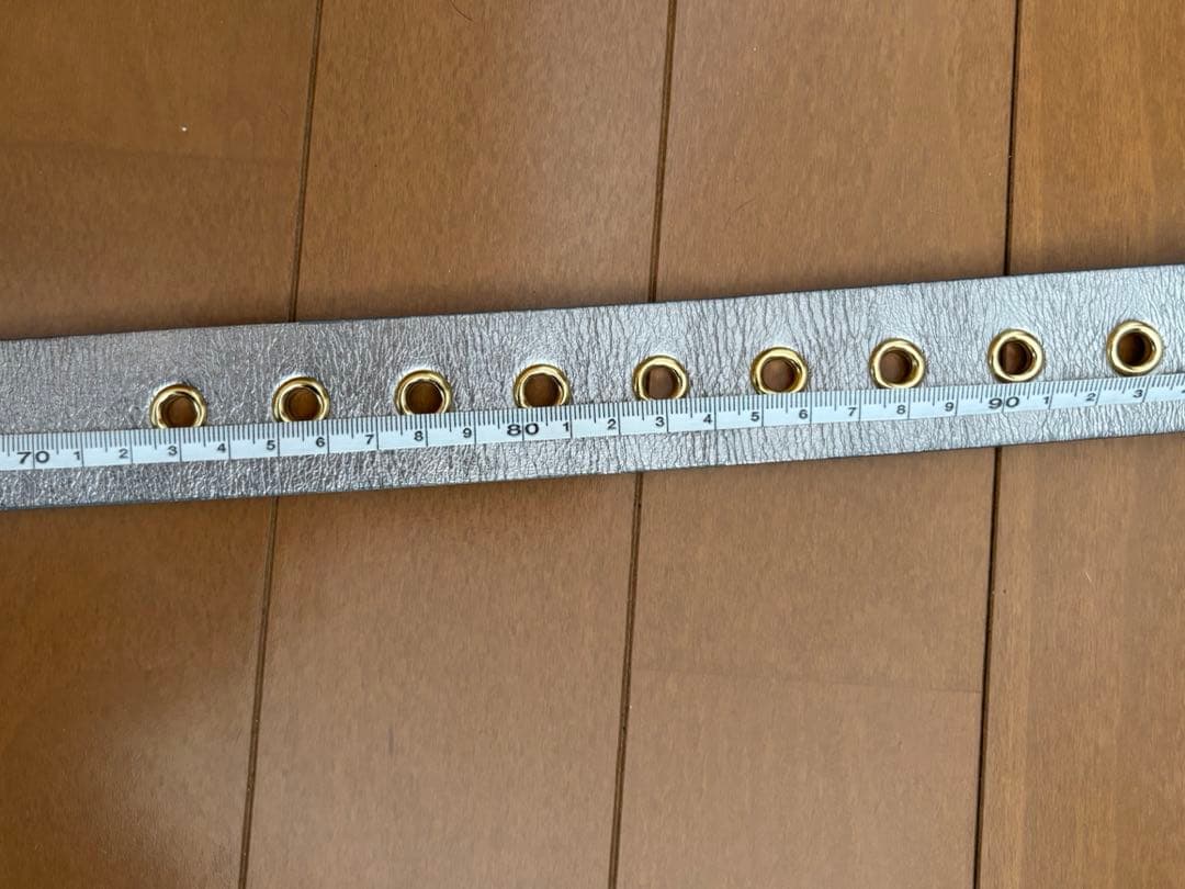 ヴィヴィアンウエストウッド レザー ベルト グレー シルバー ゴールド オーブ