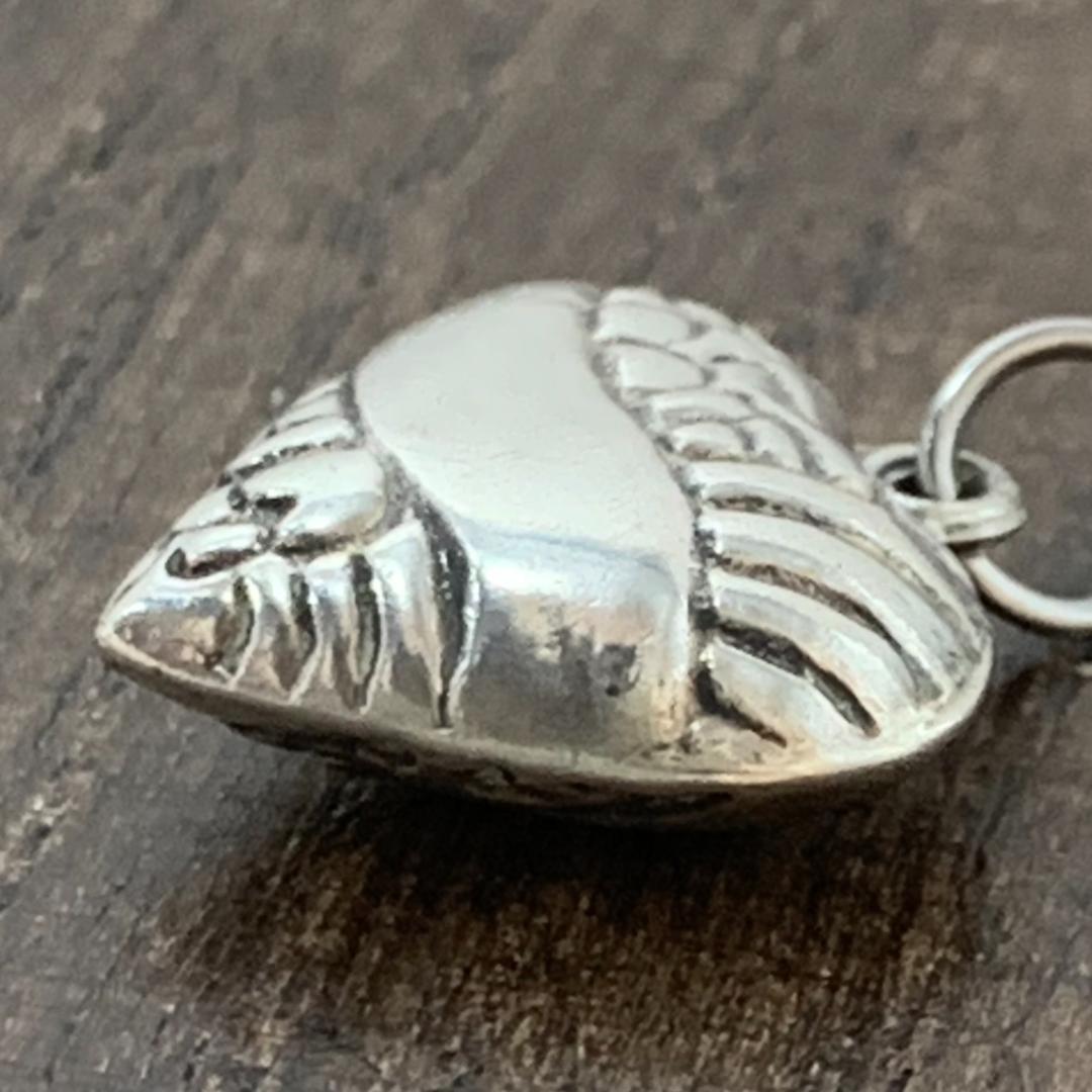 スウィートハートジュエリー 両面デザイン シルバーヴィンテージネックレスNAVY