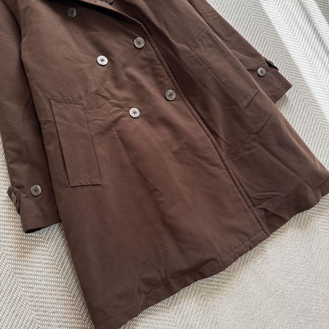 美品 MARELLA MaxMara キルティングインナーコート ブラウン 40