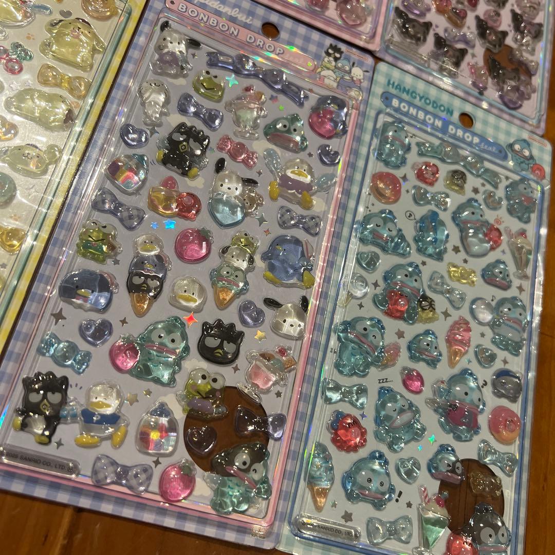 【新品未開封】サンリオ ボンボンドロップシール　第二弾 コンプリート 8点