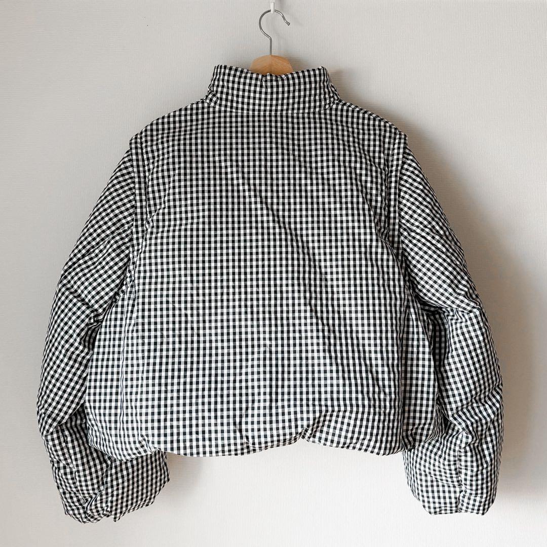 【SeaRoomlynn】Multiショートダウンジャケット(ギンガムチェック)